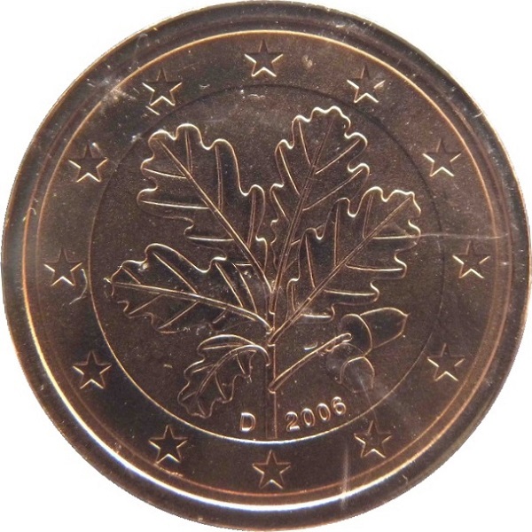 Germany 2 Euro cent (2006) "D" KM#