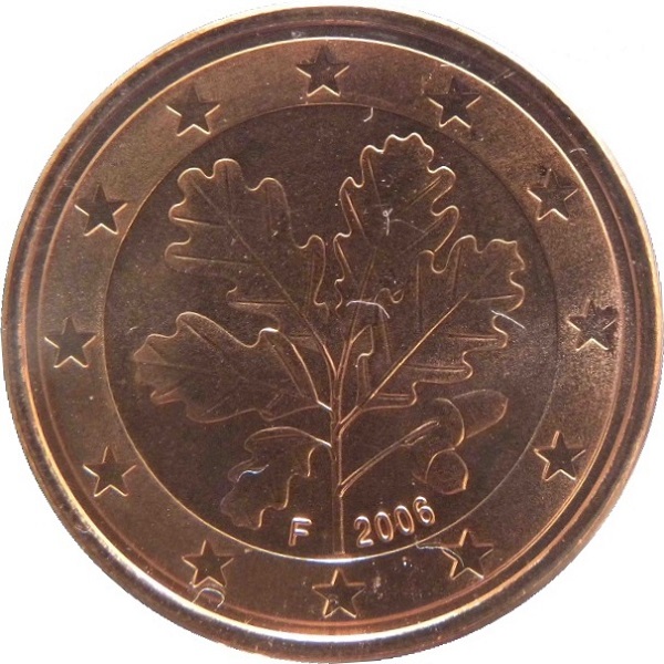 Germany 2 Euro cent (2006) "F" KM#