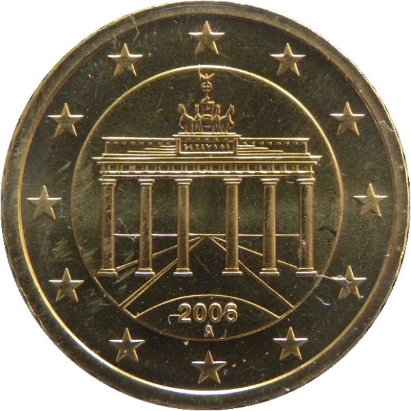 Германия 50 Евро цент (2006) "A" KM#