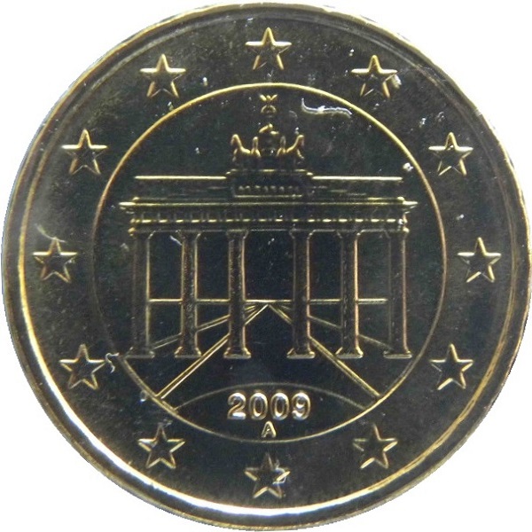 Германия 10 Евро цент (2009) "A" KM#
