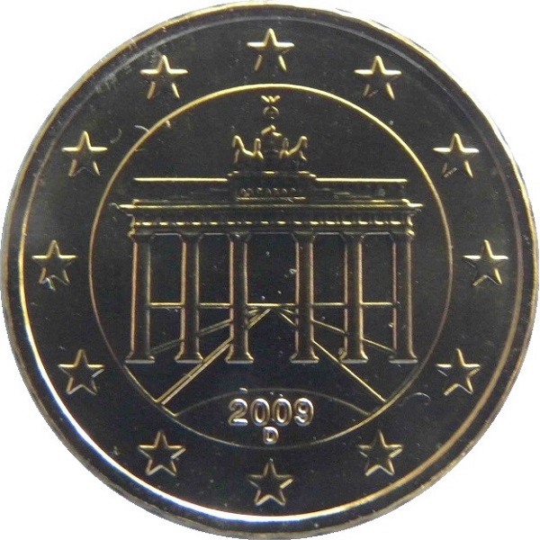 Германия 10 Евро цент (2009) "D" KM#