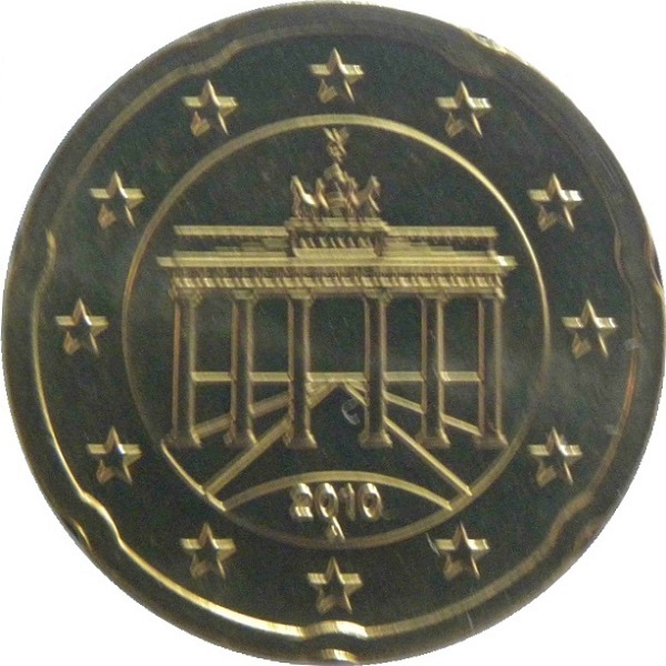 Germany 20 Euro cent (2010) "A" KM#