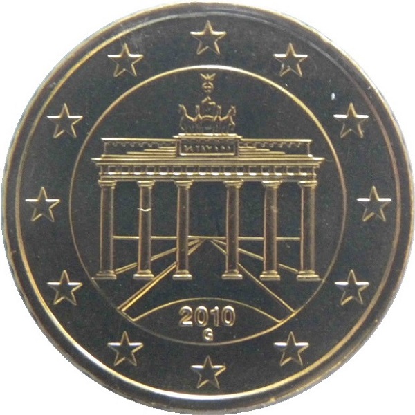 Germany 50 Euro cent (2010) "G" KM#