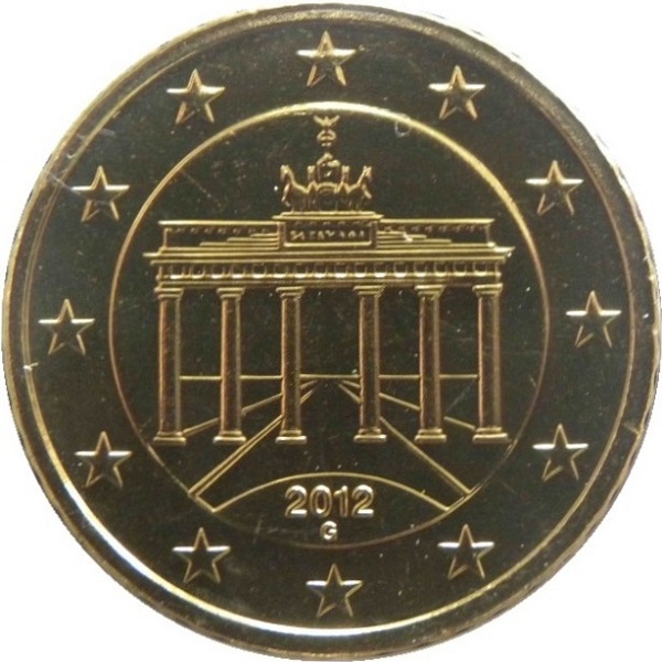 Germany 50 Euro cent (2012) "G" KM#