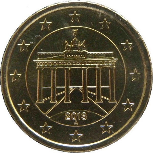 Германия 10 Евро цент (2013) "A" KM#