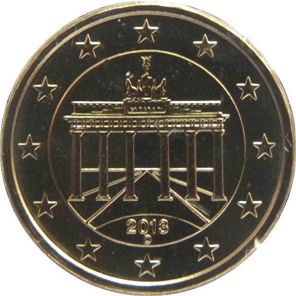 Германия 10 Евро цент (2013) "D" KM#