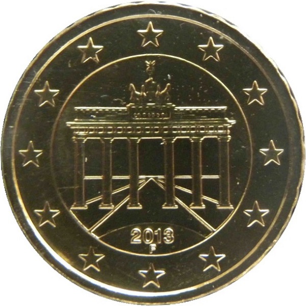 Германия 10 Евро цент (2013) "F" KM#