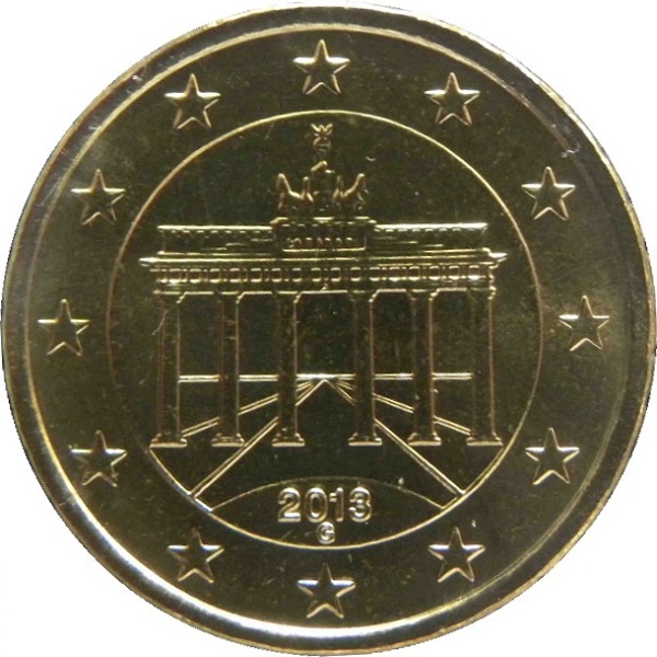 Германия 10 Евро цент (2013) "G" КМ#