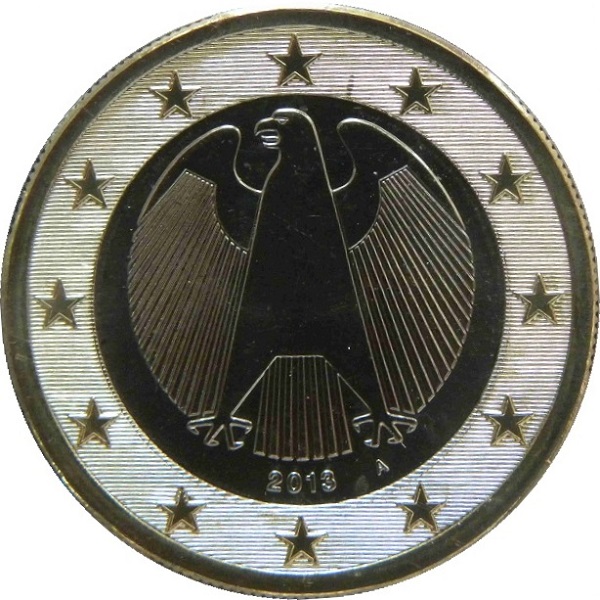 Германия 1 Евро (2013) "A" KM#