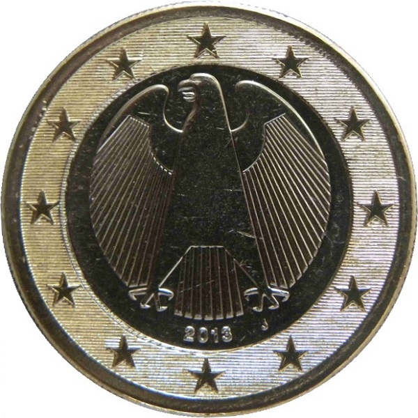 Германия 1 Евро (2013) "J" KM#