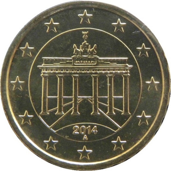 Германия 10 Евро цент (2014) "A" KM#