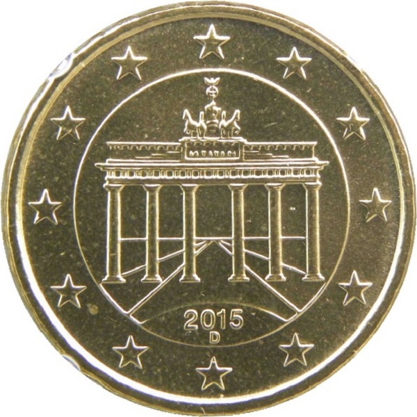 Germany 10 Euro cent (2015) "D" KM#