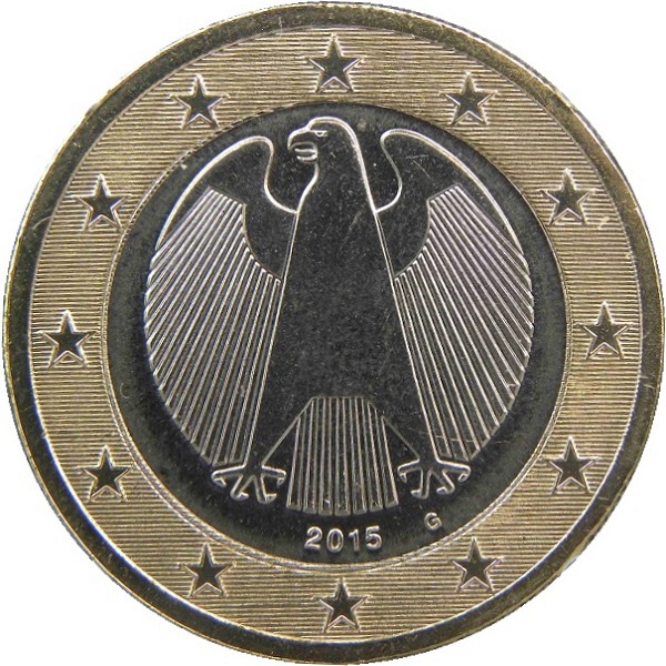 Германия 1 Евро (2015) "G" KM#