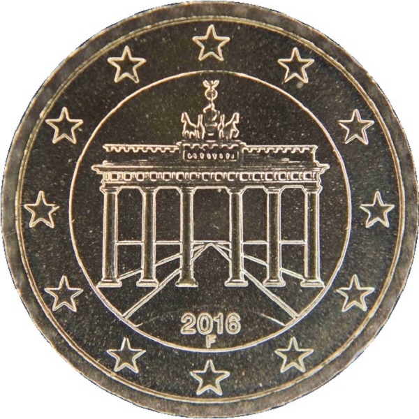 Германия 10 Евро цент (2016) "F" KM#