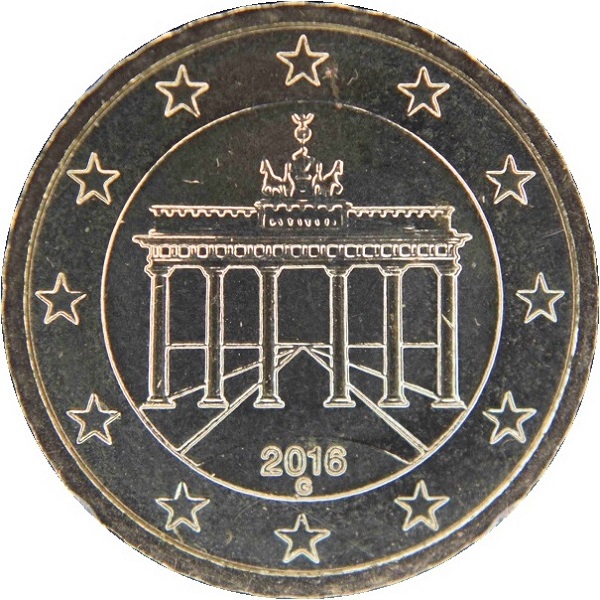 Германия 10 Евро цент (2016) "G" KM#