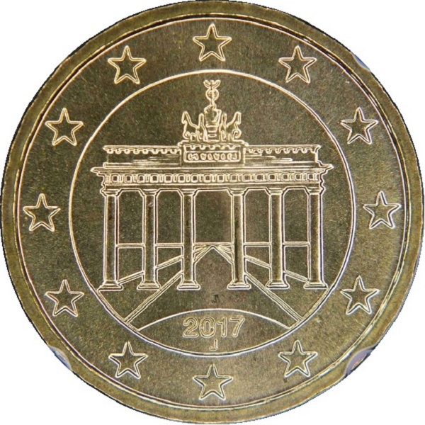 Germany 10 Euro cent (2017) "J" KM#