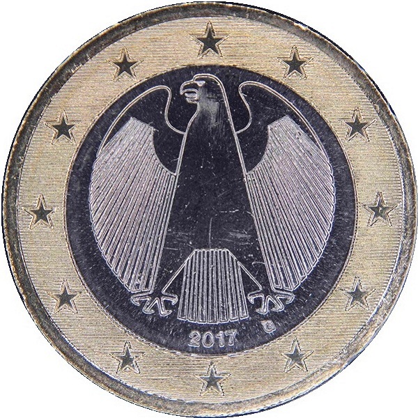Germany 1 Euro (2017) "G" KM#