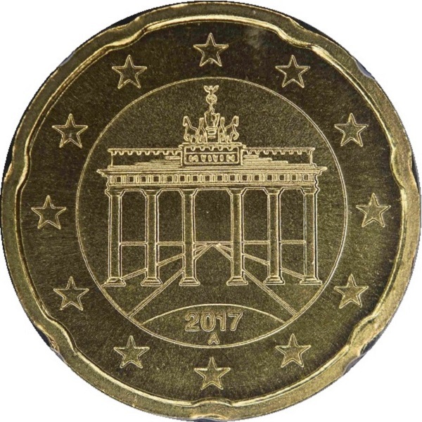 Germany 20 Euro cent (2017) "A" KM#