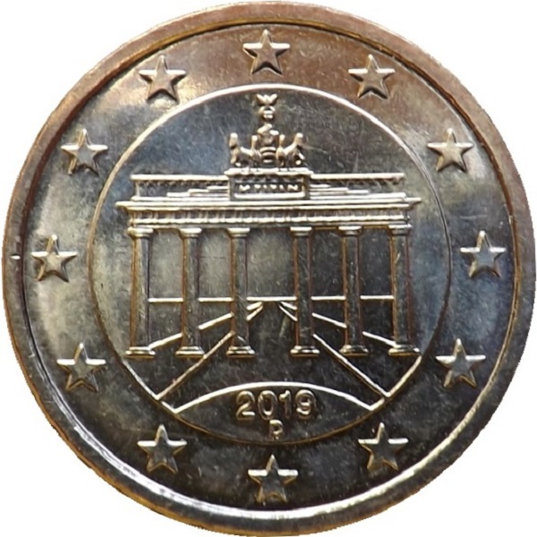 Германия 10 Евро цент (2019) "D" KM#