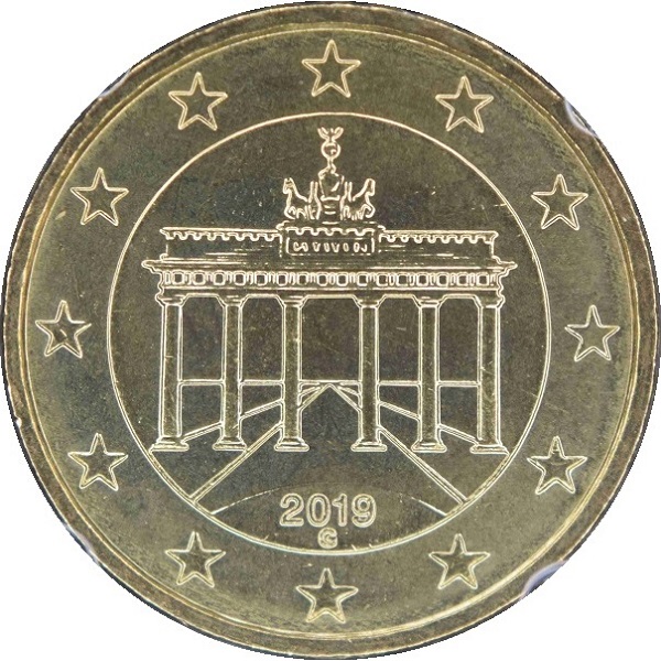 Германия 10 Евро цент (2019) "G" KM#