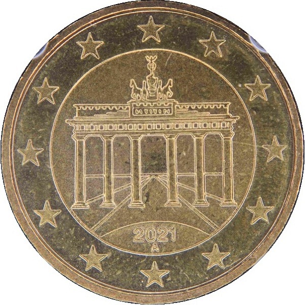 Germany 10 Euro cent (2021) "A" KM#