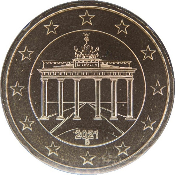 Germany 50 Euro cent (2021) "D" KM#