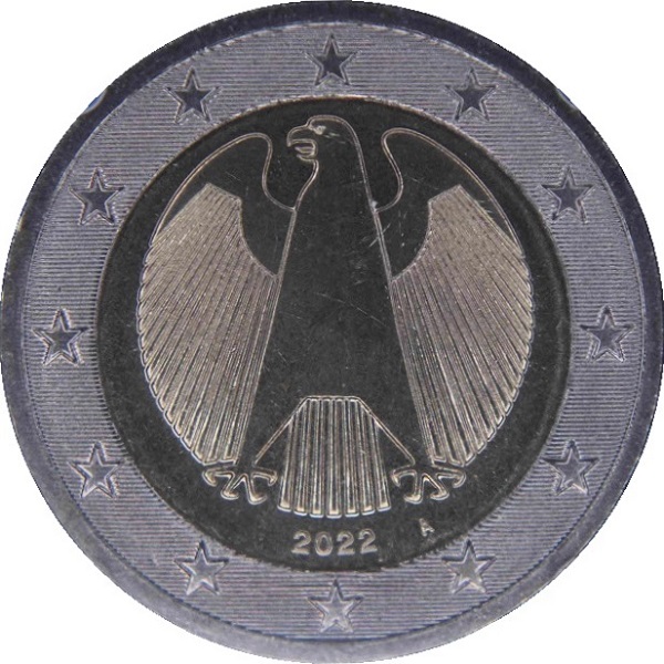 Германия 2 Евро (2022) "A" KM#