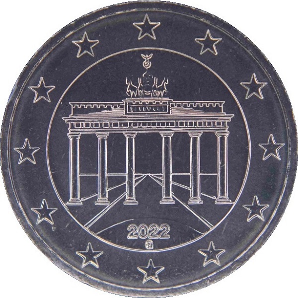 Германия 50 Евро цент (2022) "G" KM#