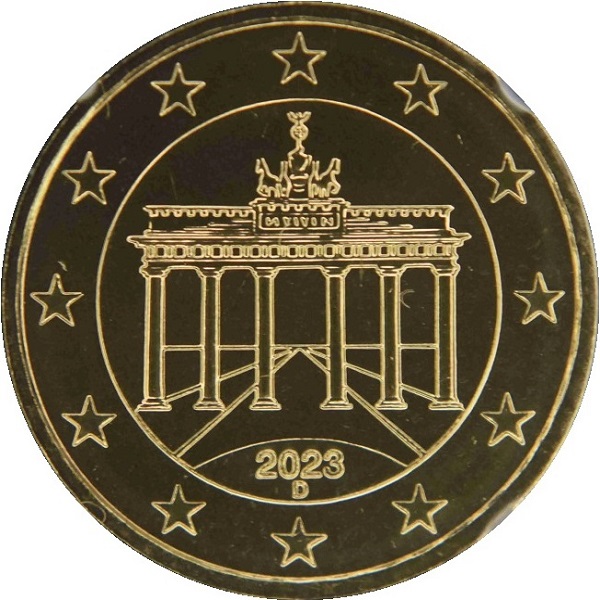 Германия 10 Евро цент (2023) "D" KM#