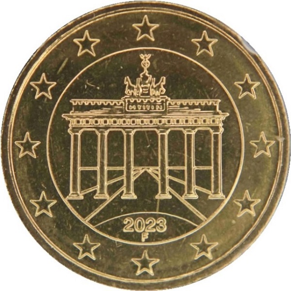 Германия 10 Евро цент (2023) "F" KM#