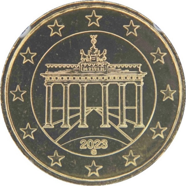 Германия 10 Евро цент (2023) "G" KM#