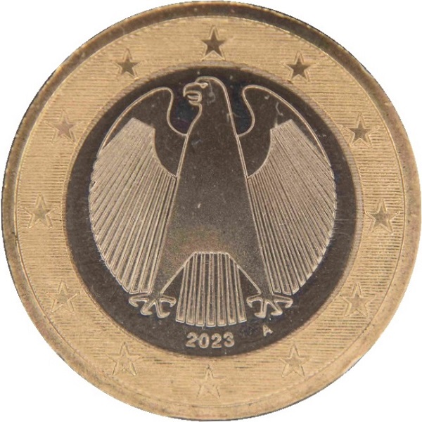 Германия 1 Евро (2023) "A" KM#