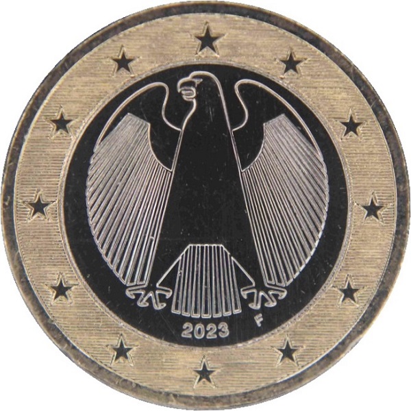 Германия 1 Евро (2023) "F" KM#