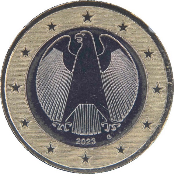 Германия 1 Евро (2023) "G" KM#