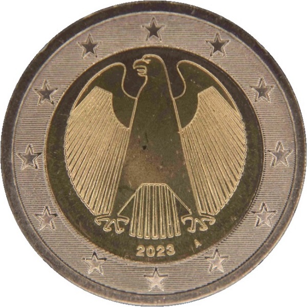 Германия 2 Евро (2023) "A" KM#