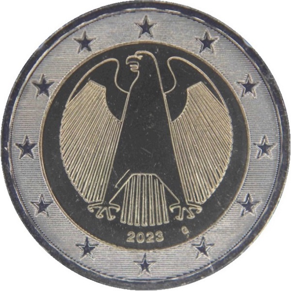 Германия 2 Евро (2023) "G" KM#