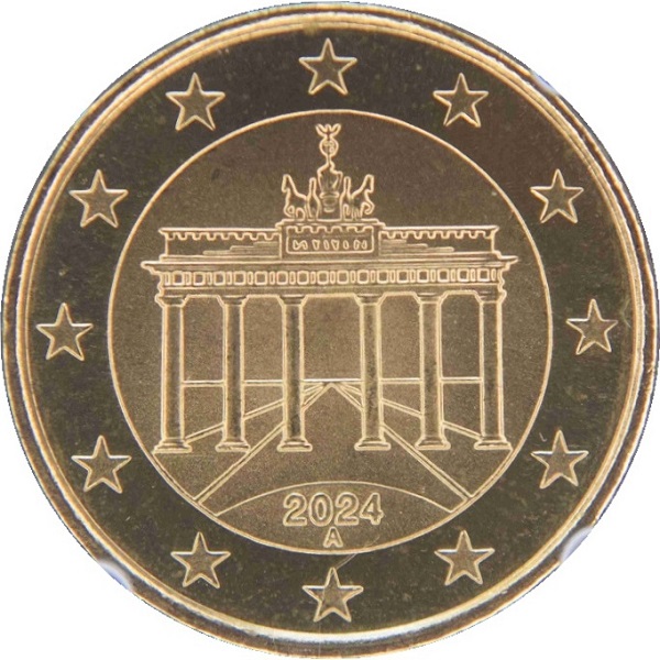 Германия 10 Евро цент (2024) "A" KM#