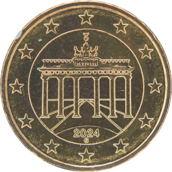 Германия 10 Евро цент (2024) "G" KM#