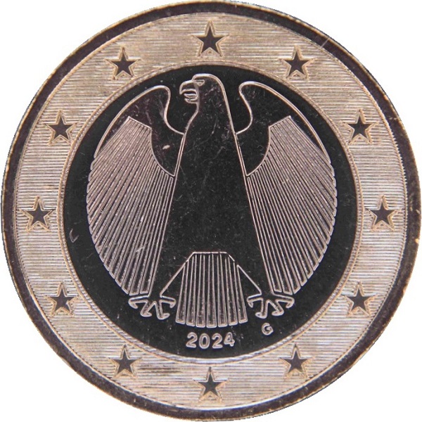 Германия 1 Евро (2024) "G" KM#