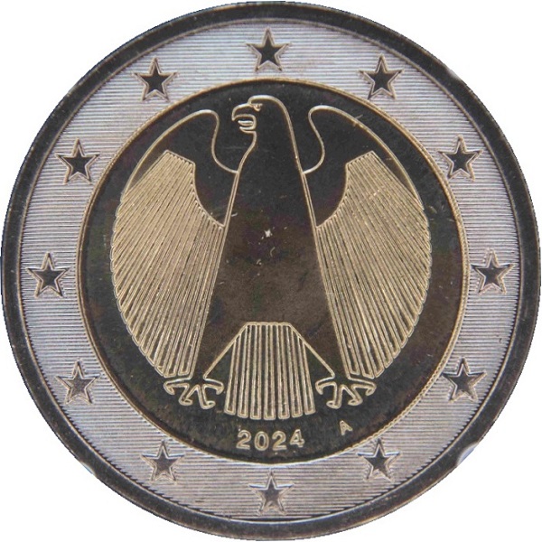 Германия 2 Евро (2024) "A" KM#