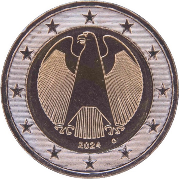 Германия 2 Евро (2024) "G" KM#