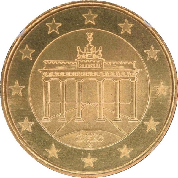 Germany 10 Euro cent (2025) "A" KM#