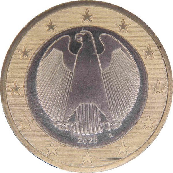 Germany 1 Euro (2025) "A" KM#
