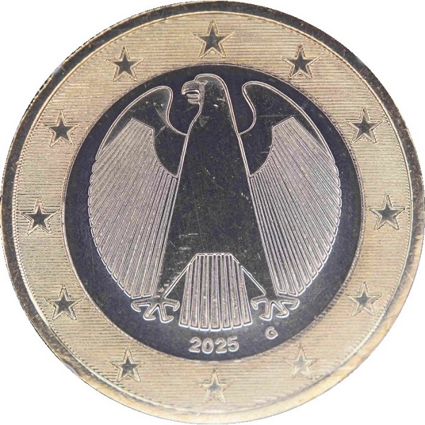 Germany 1 Euro (2025) "G" KM#