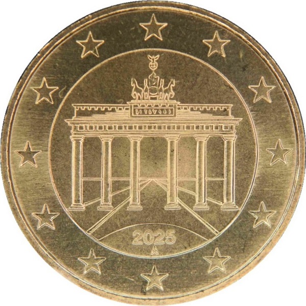 Germany 50 Euro cent (2025) "A" KM#