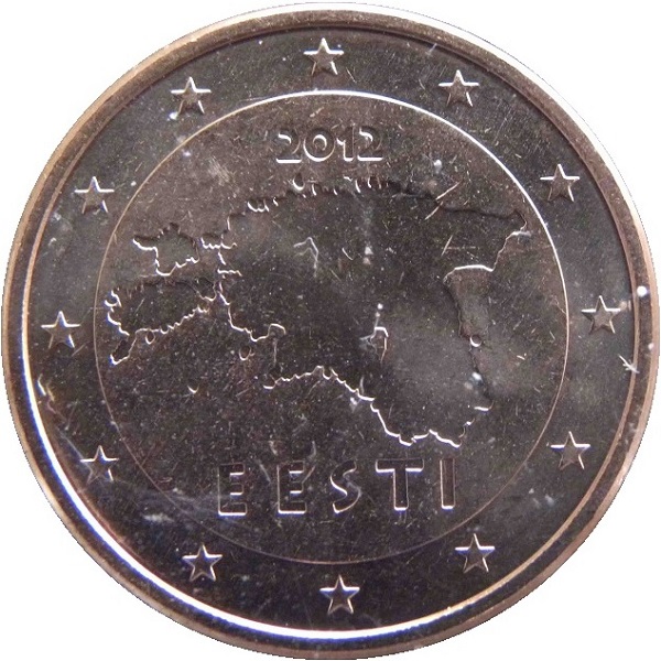 Эстония 2 Евро цент (2012) KM#