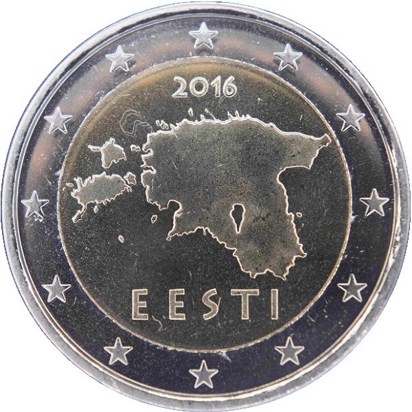 Эстония 2 Евро (2016) KM#