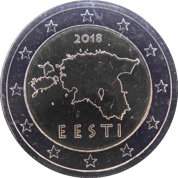 Estonia 2 Euro (2018) KM#
