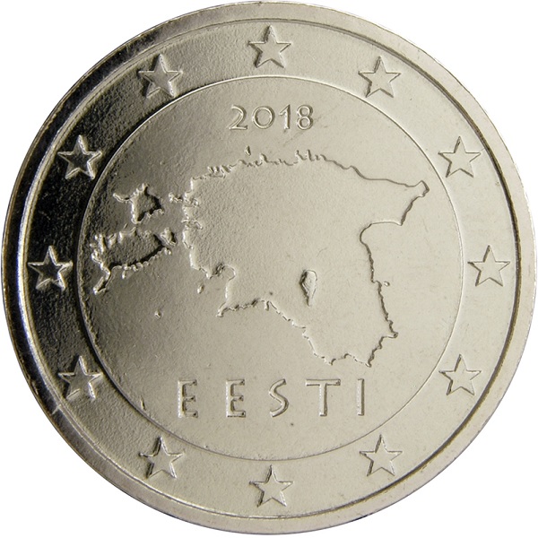 Estonia 50 Euro cent (2018) KM#