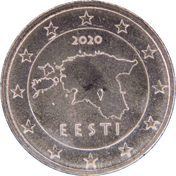 Эстония 2 Евро цент (2020) KM#